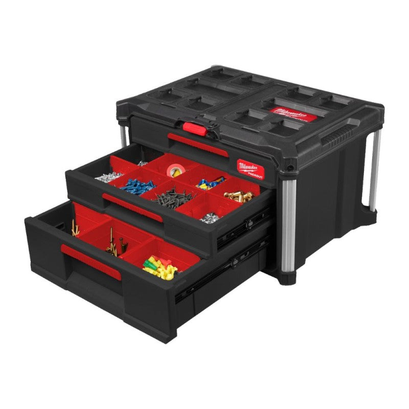 Milwaukee PACKOUT™ 3-Drawer Tool Box 2+1